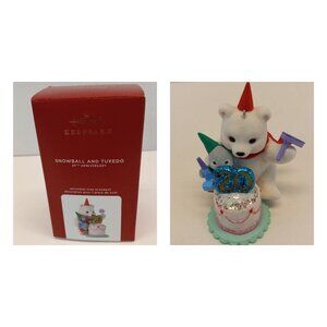 Hallmark Keepsake Christmas Tree Ornament Snowball & Tuxedo 20th Anniversary NIB